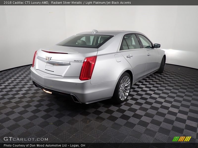 Radiant Silver Metallic / Light Platinum/Jet Black Accents 2018 Cadillac CTS Luxury AWD