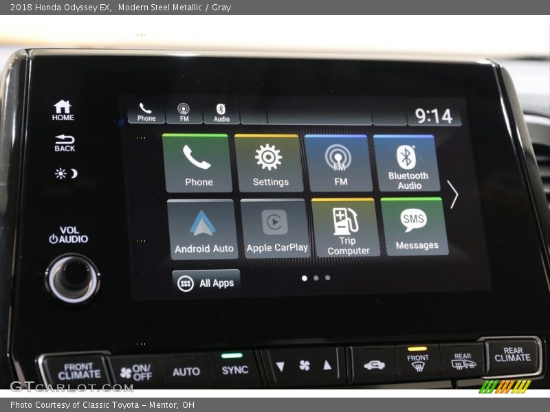 Modern Steel Metallic / Gray 2018 Honda Odyssey EX