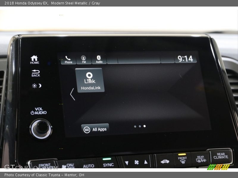 Modern Steel Metallic / Gray 2018 Honda Odyssey EX