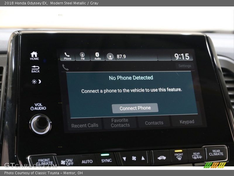 Modern Steel Metallic / Gray 2018 Honda Odyssey EX
