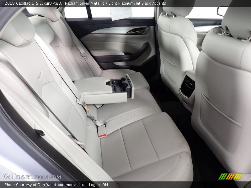 Radiant Silver Metallic / Light Platinum/Jet Black Accents 2018 Cadillac CTS Luxury AWD
