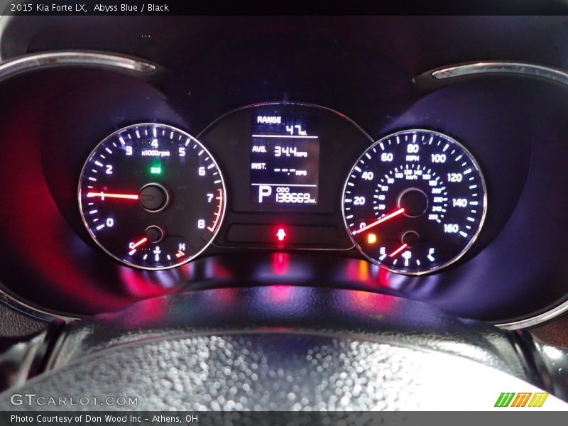 Abyss Blue / Black 2015 Kia Forte LX