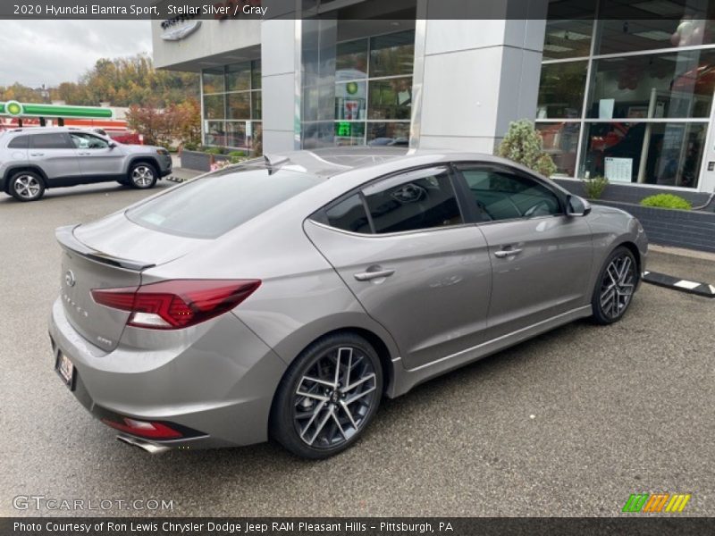 Stellar Silver / Gray 2020 Hyundai Elantra Sport