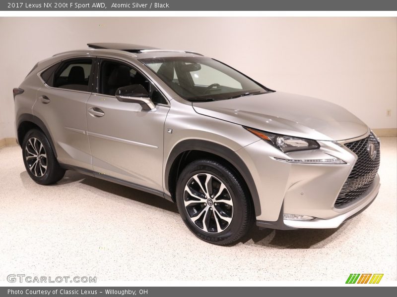 Atomic Silver / Black 2017 Lexus NX 200t F Sport AWD