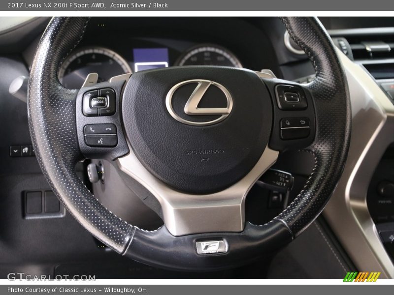 Atomic Silver / Black 2017 Lexus NX 200t F Sport AWD
