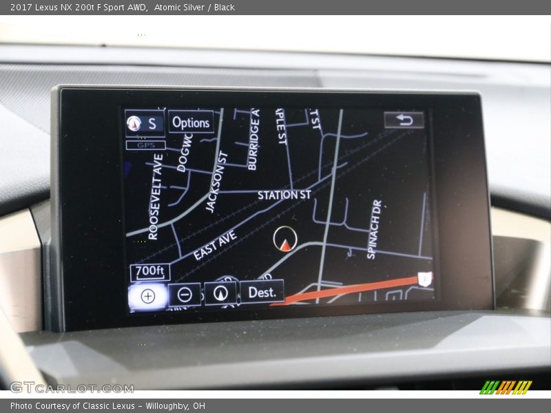 Atomic Silver / Black 2017 Lexus NX 200t F Sport AWD