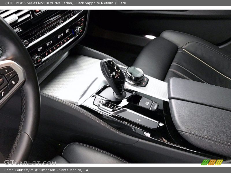 Black Sapphire Metallic / Black 2018 BMW 5 Series M550i xDrive Sedan