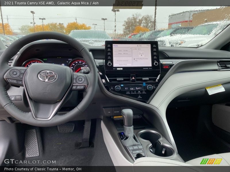 Galactic Aqua Mica / Ash 2021 Toyota Camry XSE AWD