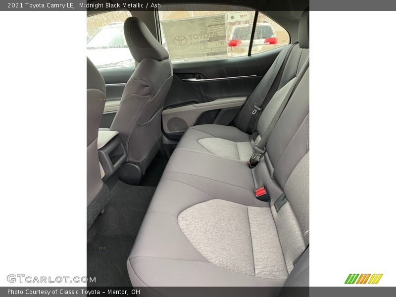 Rear Seat of 2021 Camry LE