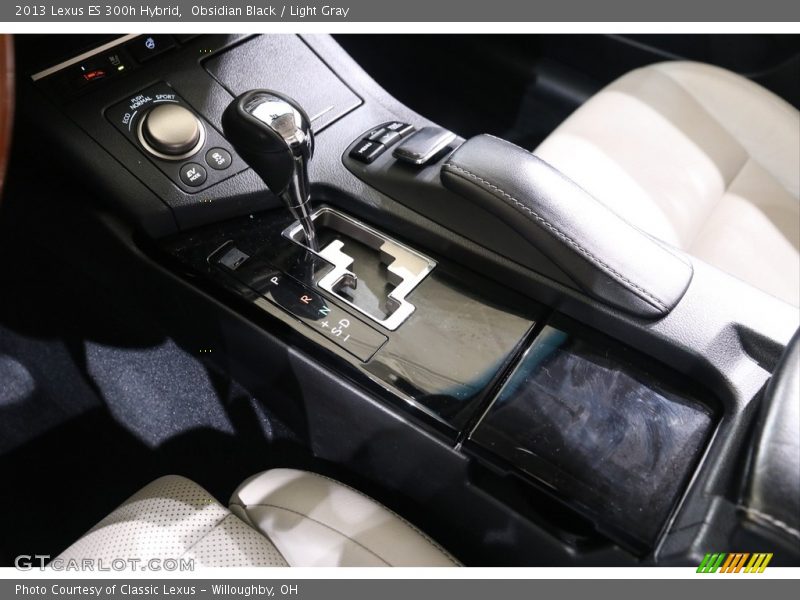 Obsidian Black / Light Gray 2013 Lexus ES 300h Hybrid