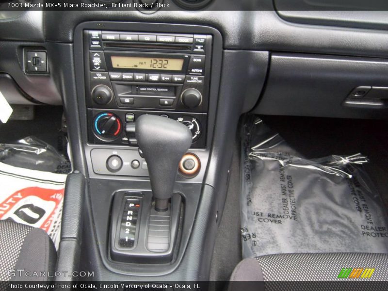 Brilliant Black / Black 2003 Mazda MX-5 Miata Roadster