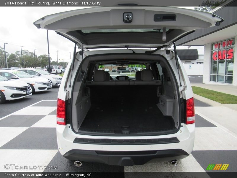 White Diamond Pearl / Gray 2014 Honda Pilot Touring