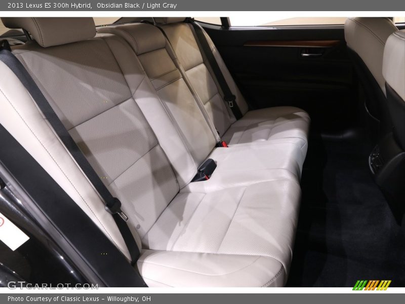 Obsidian Black / Light Gray 2013 Lexus ES 300h Hybrid