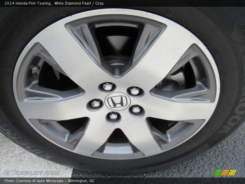 White Diamond Pearl / Gray 2014 Honda Pilot Touring