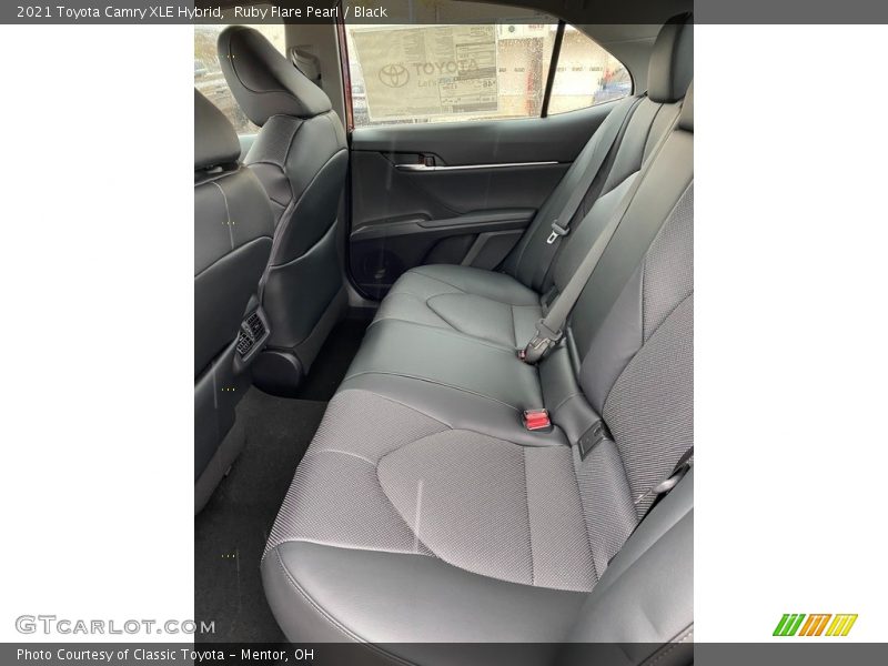 Rear Seat of 2021 Camry XLE Hybrid