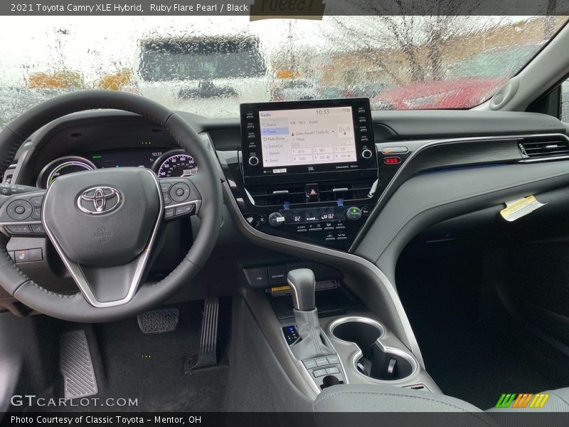 Dashboard of 2021 Camry XLE Hybrid