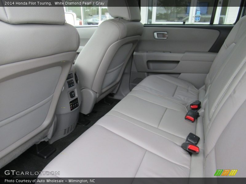 White Diamond Pearl / Gray 2014 Honda Pilot Touring