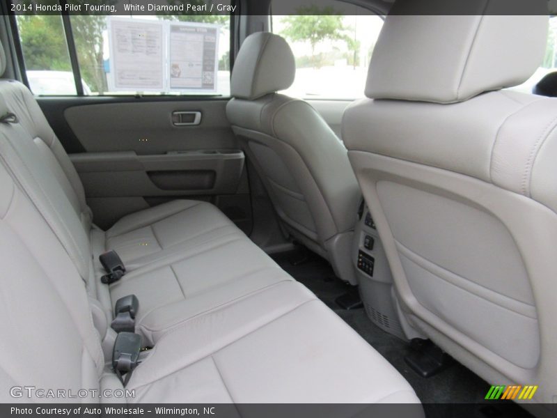 White Diamond Pearl / Gray 2014 Honda Pilot Touring