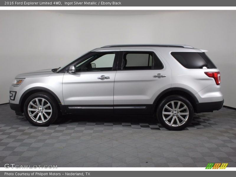 Ingot Silver Metallic / Ebony Black 2016 Ford Explorer Limited 4WD
