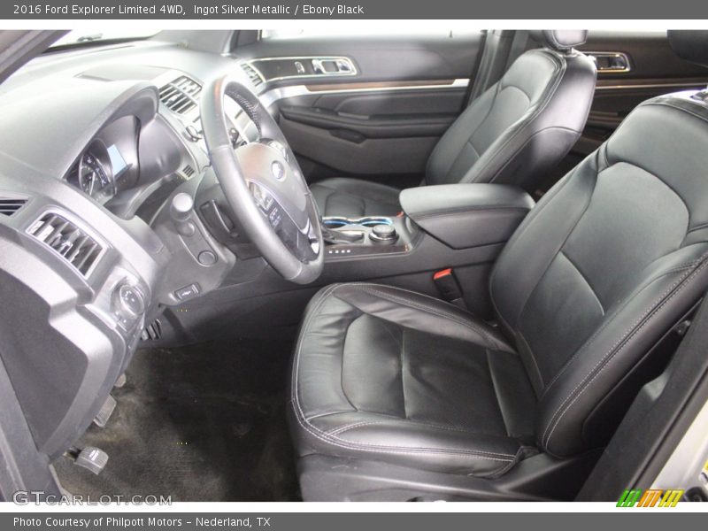 Ingot Silver Metallic / Ebony Black 2016 Ford Explorer Limited 4WD