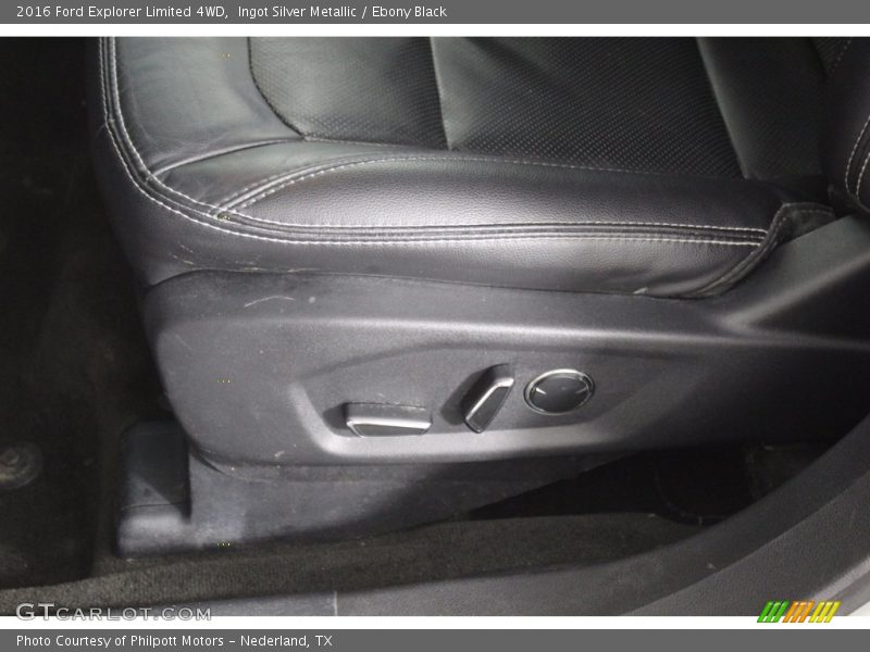 Ingot Silver Metallic / Ebony Black 2016 Ford Explorer Limited 4WD