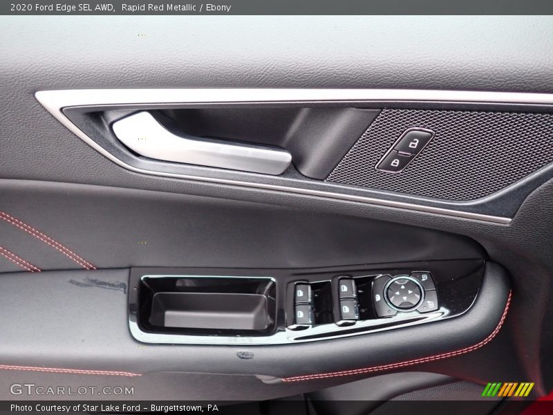 Rapid Red Metallic / Ebony 2020 Ford Edge SEL AWD