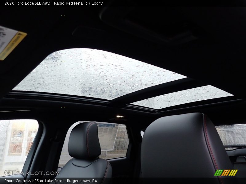Rapid Red Metallic / Ebony 2020 Ford Edge SEL AWD