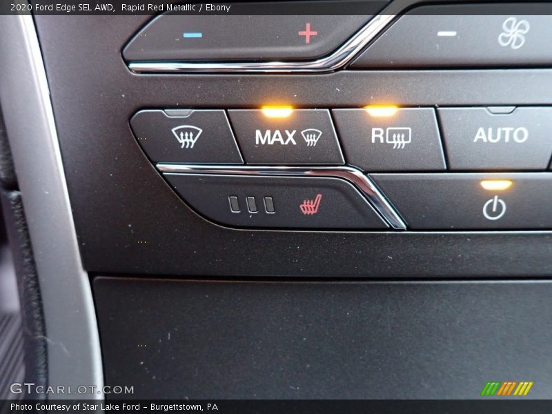Rapid Red Metallic / Ebony 2020 Ford Edge SEL AWD