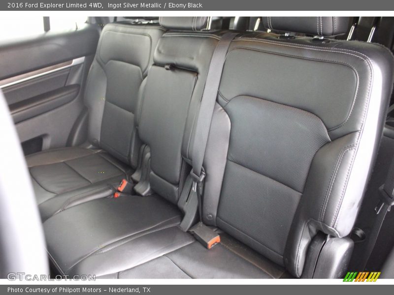 Ingot Silver Metallic / Ebony Black 2016 Ford Explorer Limited 4WD