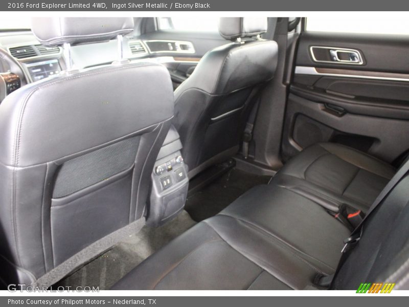 Ingot Silver Metallic / Ebony Black 2016 Ford Explorer Limited 4WD