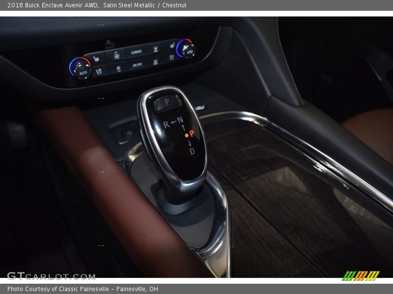 Satin Steel Metallic / Chestnut 2018 Buick Enclave Avenir AWD