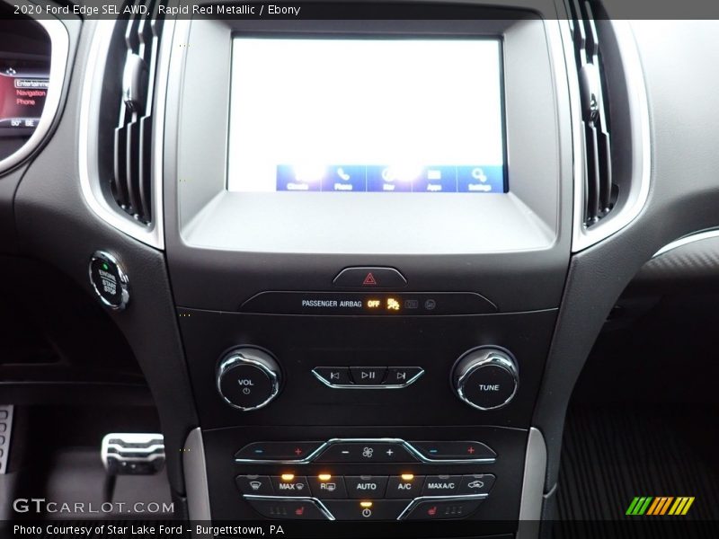 Rapid Red Metallic / Ebony 2020 Ford Edge SEL AWD
