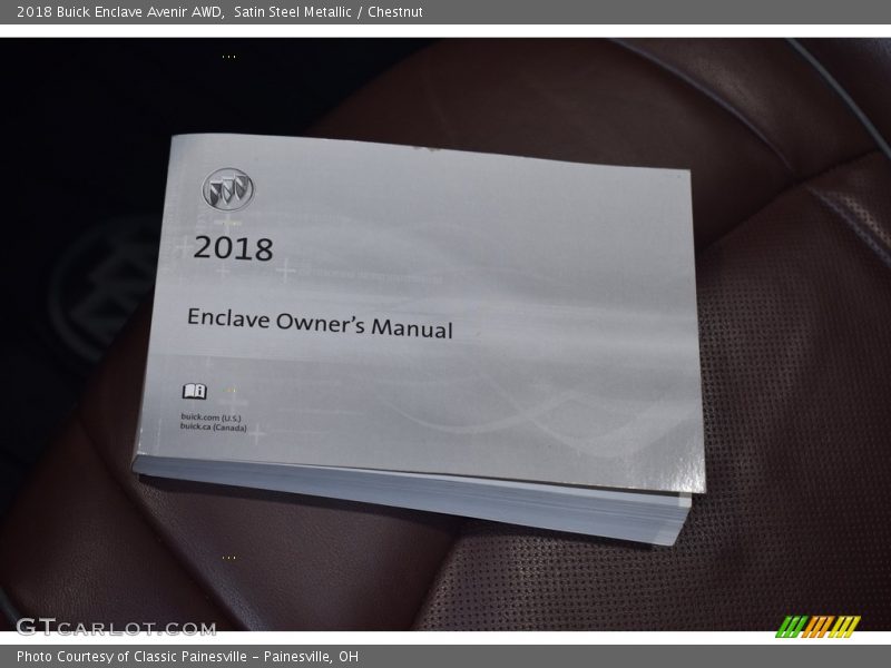 Satin Steel Metallic / Chestnut 2018 Buick Enclave Avenir AWD