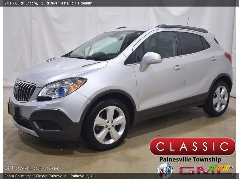 Quicksilver Metallic / Titanium 2016 Buick Encore