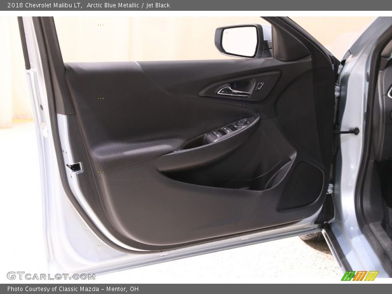 Arctic Blue Metallic / Jet Black 2018 Chevrolet Malibu LT