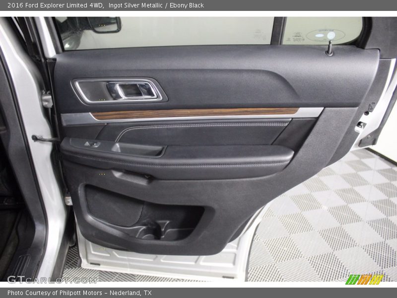 Ingot Silver Metallic / Ebony Black 2016 Ford Explorer Limited 4WD