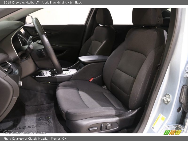 Arctic Blue Metallic / Jet Black 2018 Chevrolet Malibu LT
