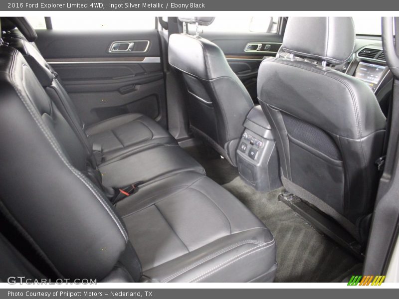 Ingot Silver Metallic / Ebony Black 2016 Ford Explorer Limited 4WD