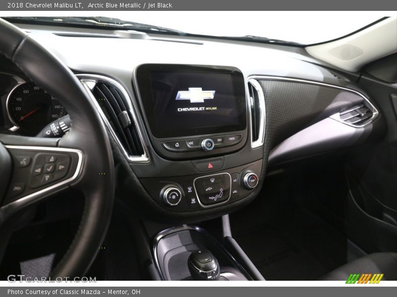Arctic Blue Metallic / Jet Black 2018 Chevrolet Malibu LT