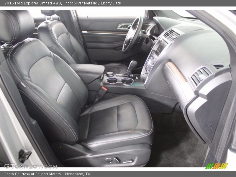 Ingot Silver Metallic / Ebony Black 2016 Ford Explorer Limited 4WD