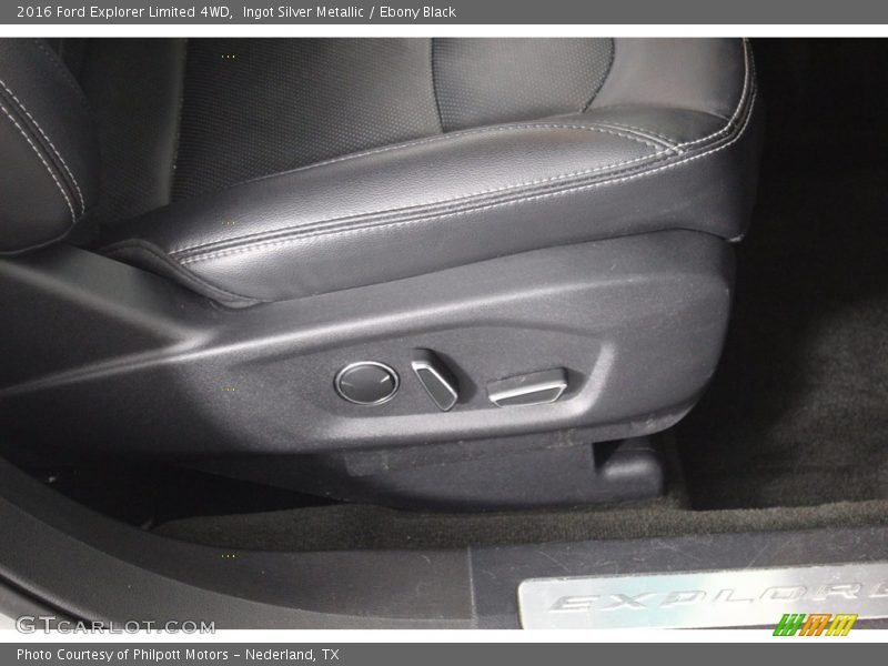 Ingot Silver Metallic / Ebony Black 2016 Ford Explorer Limited 4WD