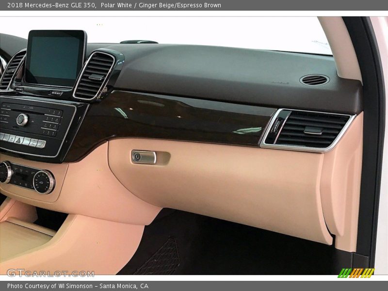 Polar White / Ginger Beige/Espresso Brown 2018 Mercedes-Benz GLE 350
