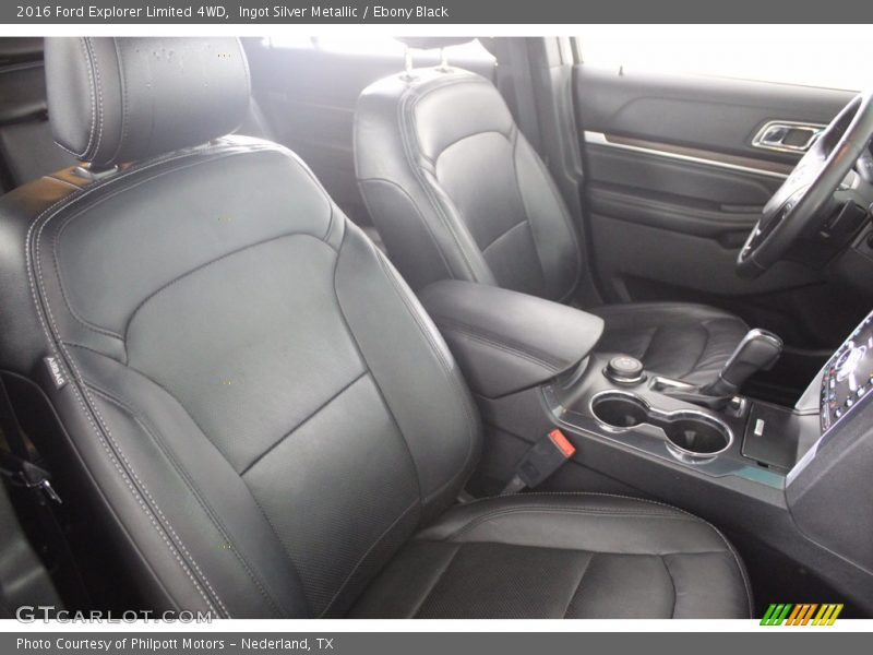 Ingot Silver Metallic / Ebony Black 2016 Ford Explorer Limited 4WD