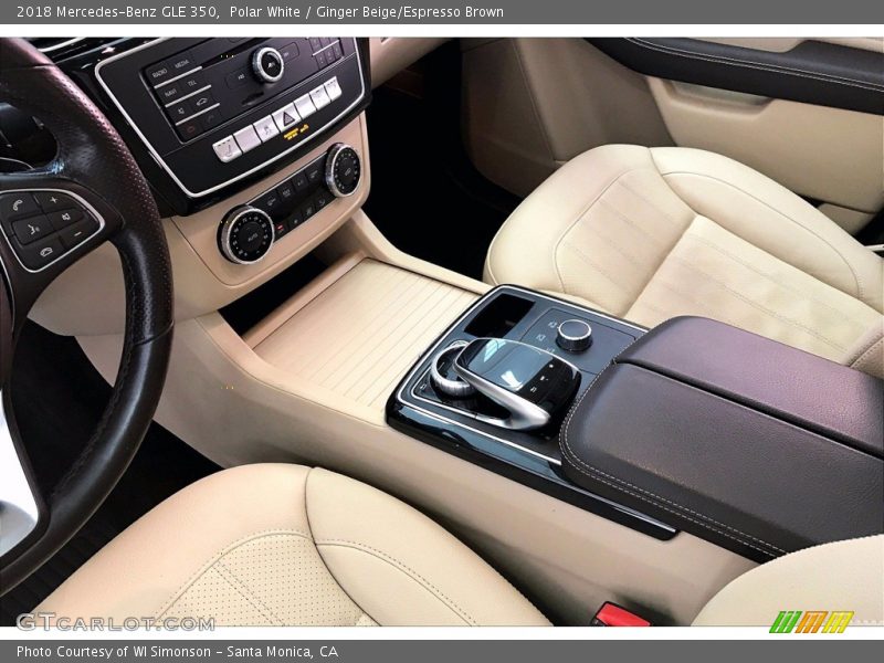 Polar White / Ginger Beige/Espresso Brown 2018 Mercedes-Benz GLE 350