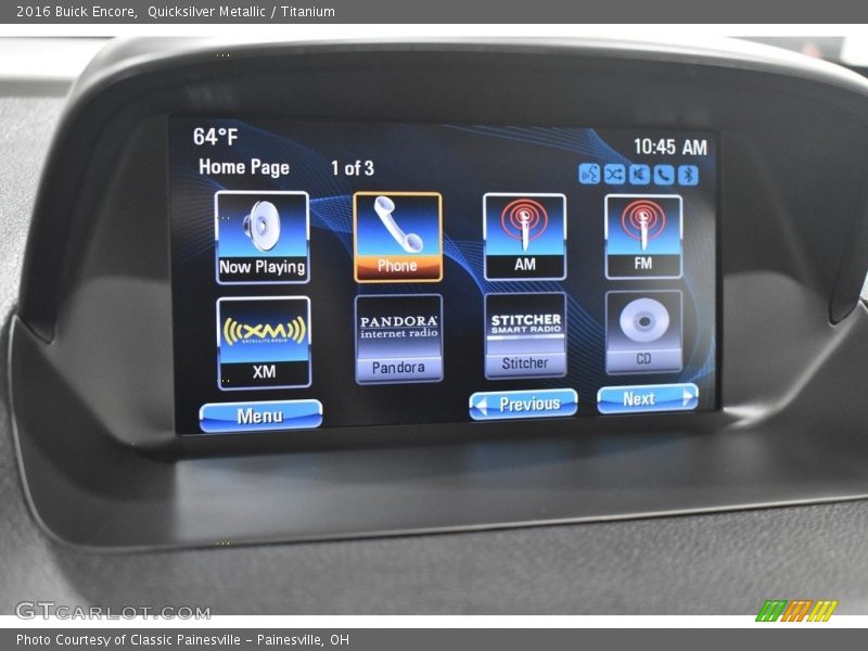 Quicksilver Metallic / Titanium 2016 Buick Encore