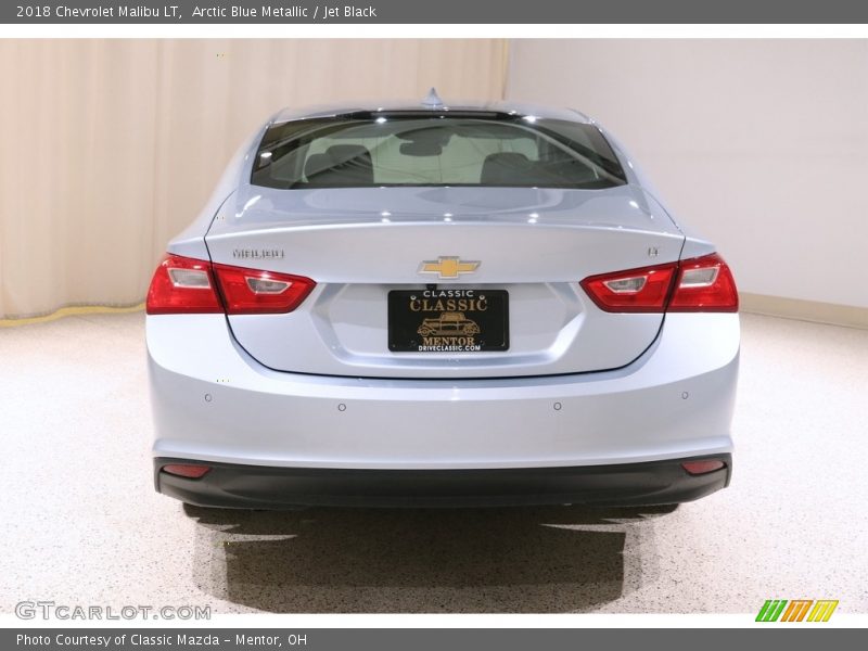 Arctic Blue Metallic / Jet Black 2018 Chevrolet Malibu LT