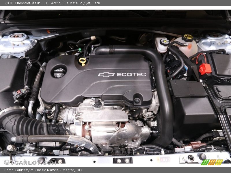 Arctic Blue Metallic / Jet Black 2018 Chevrolet Malibu LT