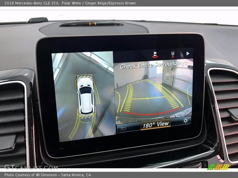 Polar White / Ginger Beige/Espresso Brown 2018 Mercedes-Benz GLE 350