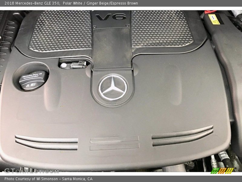 Polar White / Ginger Beige/Espresso Brown 2018 Mercedes-Benz GLE 350