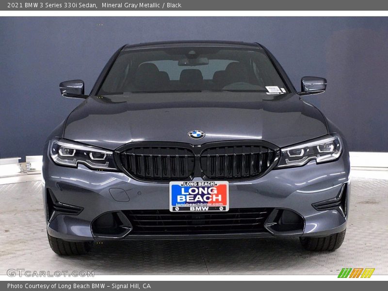 Mineral Gray Metallic / Black 2021 BMW 3 Series 330i Sedan